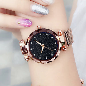 Starry Sky Clock Fashion