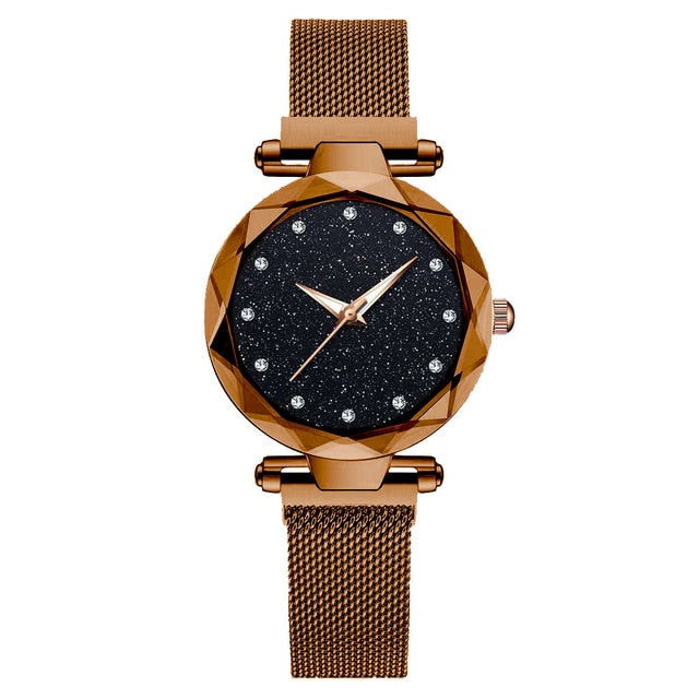 Starry Sky Clock Fashion