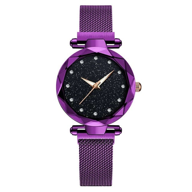 Starry Sky Clock Fashion