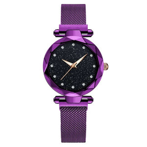 Starry Sky Clock Fashion