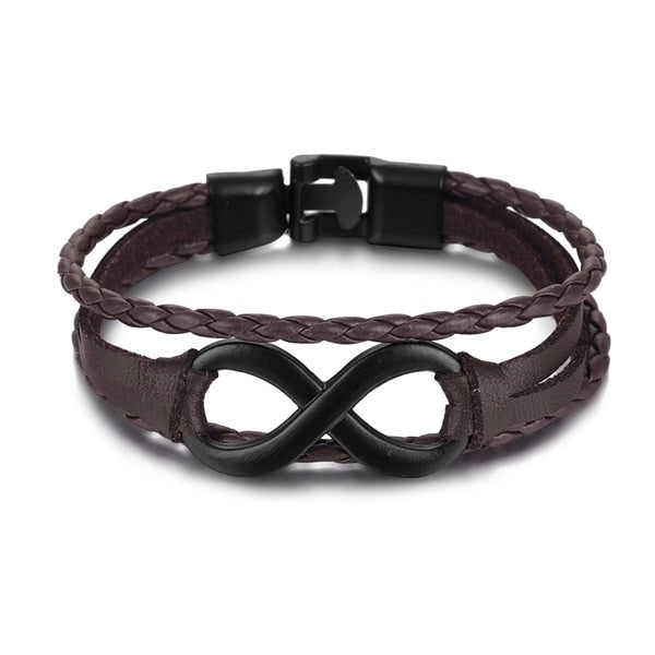 Leather Bracelet Fashion Hand-knitted