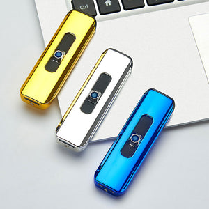 Lighter Windproof Build-in USB Rechargeable Electronic