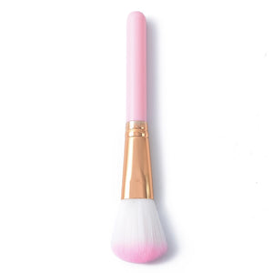 Pink Blue Blush Brush Makeup