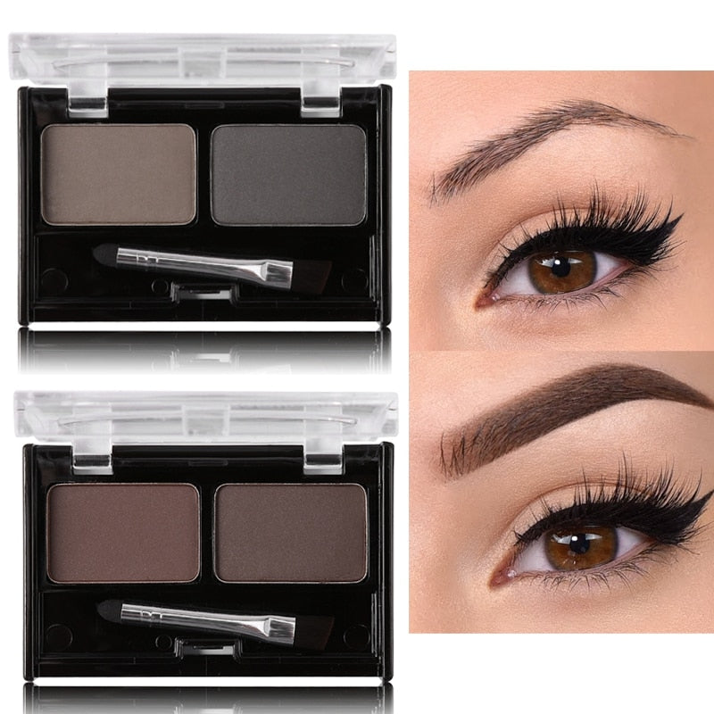 Brand Double Color Eyebrow Powder Makeup