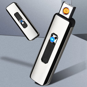 Lighter Windproof Build-in USB Rechargeable Electronic