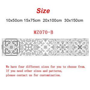 10/15/20/30cm Retro Pattern Tile Floor Sticker PVC Bathroom Kitchen Waterproof Wall Stickers Home Decor TV Sofa Wall Art Mural