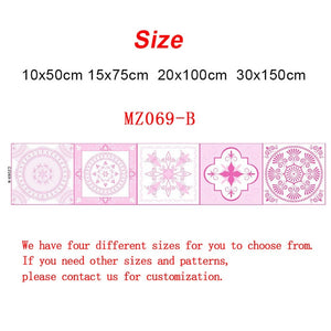 10/15/20/30cm Retro Pattern Tile Floor Sticker PVC Bathroom Kitchen Waterproof Wall Stickers Home Decor TV Sofa Wall Art Mural