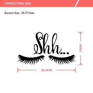 Pretty eyelashes Wall Sticker big eyes for Girl room living room decorations home wallpaper bedroom Art Decals Sexy stickers