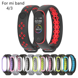 Mi Band 3 4 Strap Bracelet wrist  wach xiomi Mi band3 4 accessories smart brtacelet sport Silicone Strap for Xiaomi mi band 4 3