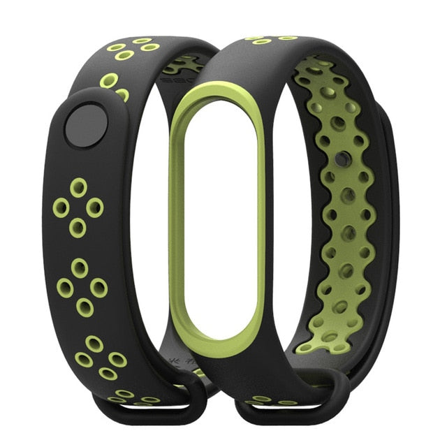 Mi Band 3 4 Strap Bracelet wrist  wach xiomi Mi band3 4 accessories smart brtacelet sport Silicone Strap for Xiaomi mi band 4 3