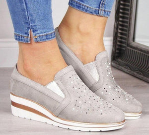 WDHKUN Autumn Women Flats Shoes Female Hollow Breathable Mesh Casual Shoes For Ladies Slip On Flats Loafers Lace Up Shoes Beach