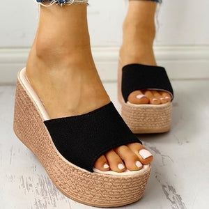 Fashion 2020 New Summer Women's Sandals Peep-Toe Shoes Woman High-Heeled Platfroms Casual Wedges For Women High Heels Shoes