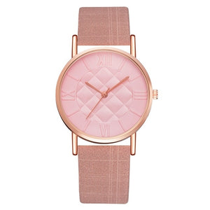 Fashion Women Leather Band Dress Quartz Wrist Watches Luxury Top Brand White Casual Ladies Wristwatch Relogio Feminino