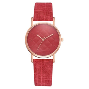 Fashion Women Leather Band Dress Quartz Wrist Watches Luxury Top Brand White Casual Ladies Wristwatch Relogio Feminino