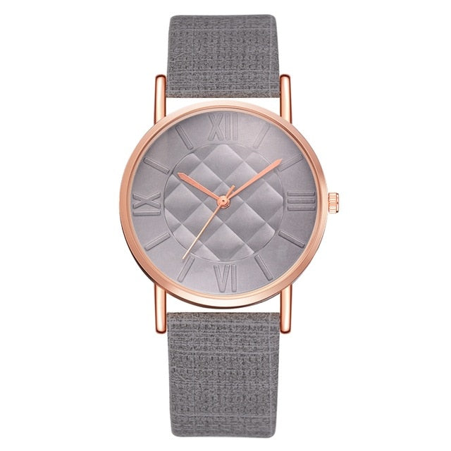 Fashion Women Leather Band Dress Quartz Wrist Watches Luxury Top Brand White Casual Ladies Wristwatch Relogio Feminino