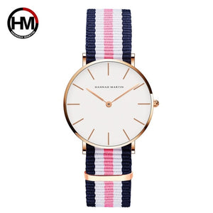 Dropshipping Japan Quartz Simple Women Fashion Watch White Leather Strap Ladies Wrist Watches Brand Waterproof Wristwatch 36mm