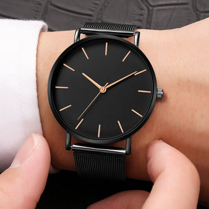 Women Watch Rose Gold Montre Femme 2020 Women's Mesh Belt ultra-thin Fashion relojes para mujer Luxury Wrist Watches reloj mujer