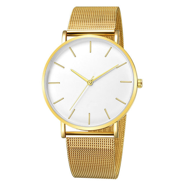 Women Watch Rose Gold Montre Femme 2020 Women's Mesh Belt ultra-thin Fashion relojes para mujer Luxury Wrist Watches reloj mujer