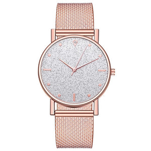 Watch Women Dress Stainless Steel Band Analog Quartz Wristwatch Fashion Luxury Ladies Golden Rose Gold Watch Clock Analog