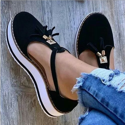 Spring Summer Shoes 2020 Women Hemp High Heel Platform Outdoor Leisure Buckle Slippers Beach Sandals Ladies Sexy Biling Sandals