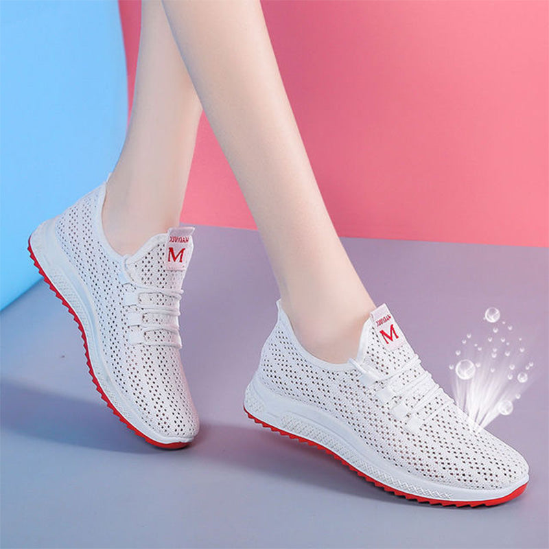 Women Vulcanized Summer Running Shoes For Female Slip on Sneakers Mesh Breathable Sports Shoes Women's Athletic Footwear