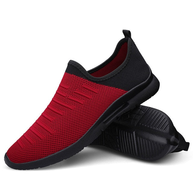 2020 Mens Casual Shoes Men Slip-on Sock Sneakers Breathable Light Leisue Walking Jogging Running Tenis Masculino Adulto